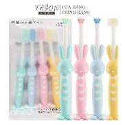 Set 4 Bàn Chải Hình Thú Lông Mềm, Có Nắp Cho Bé Dùng Cả 1 Năm