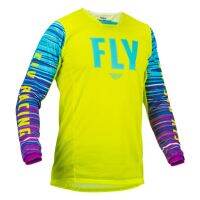 ตาข่ายจลน์ Fly Racing เสื้อเจอร์ซีย์นักปั่นแขนยาวมีรูระบายอากาศจักรยานเสือภูเขาสำหรับผู้ชาย