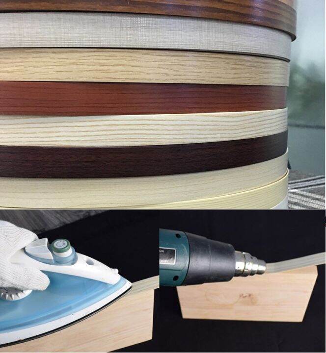 50Meters/Lot 20mm Wide PVC Edge Banding Preglued Preglued hot melt