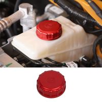 Brake Fluid Tank Cap Trim Aluminum Alloy for Ford Bronco / Bronco Sport 2021 2022 Accessories Red