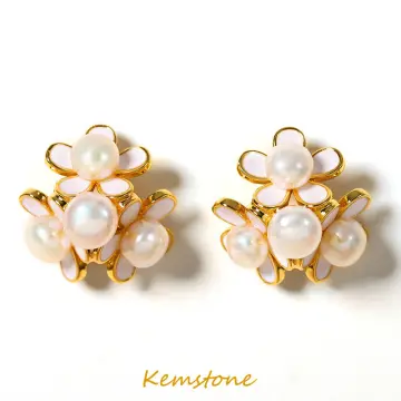 Freshwater pearl best sale earrings price