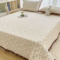 【Ready】? Ins sle bed -piece set home thickened ilted bed sgle piece mi beddg large kang sgle ul