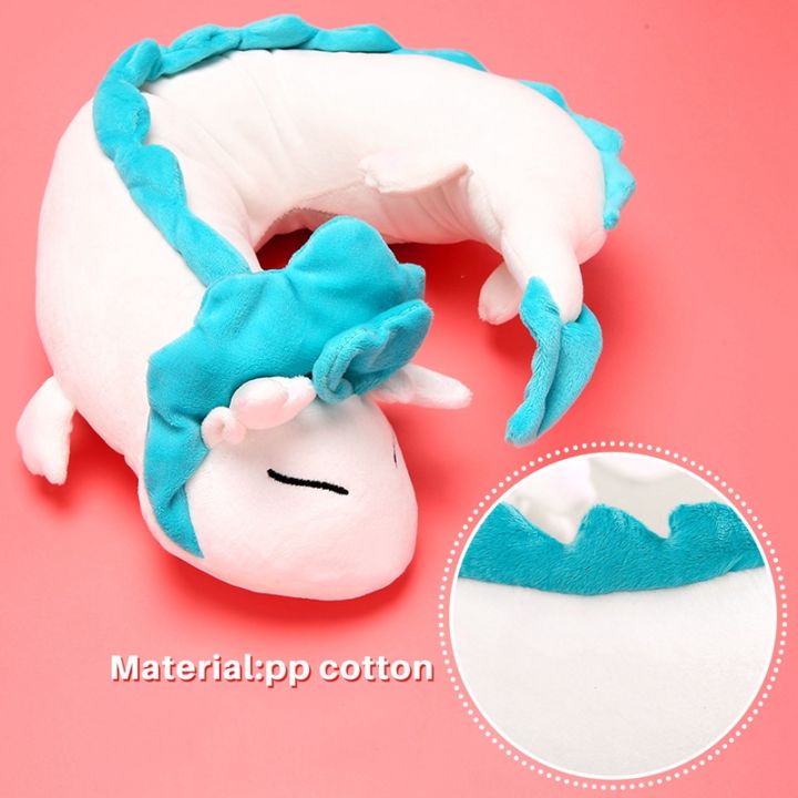 cute-white-dragon-neck-pillow-japanese-animation-plush-animal-neck-pillow-animal-body-flying-pillow-with-sleep-goggles