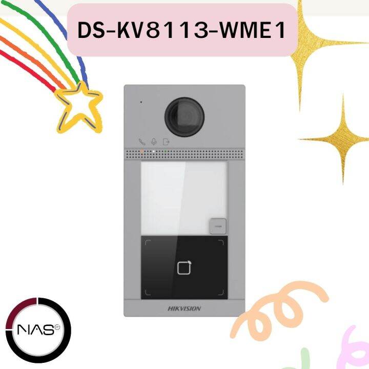 HIKVISION Video Intercom Villa Door Station รุ่น DS-KV8113-WME1(B ...