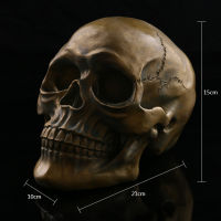 JAPAN โมเดล หัวกะโหลก สุดโหด วัสดุ เรซิ่น Resin กะโหลกผี Skull ตกแต่งบ้าน ปาร์ตี้ฮาโลวีน Halloween โครงกระดูก หัวกะโหลกจำลอง ของขวัญ Gift  Limited edition ของสะสมคอลเลคชั่นพิเศษ Collection