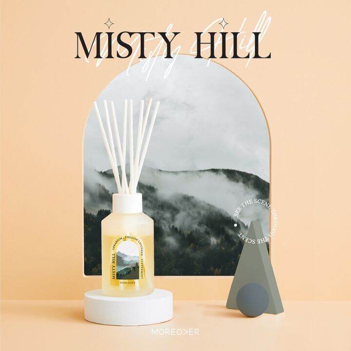 moreover-reed-diffuser-room-perfume-misty-hill-ก้านไม้หอมกระจายกลิ่น-น้ำหอมบ้าน-ก้านไม้หอม-น้ำหอมปรับอากาศ