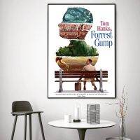 Forrest Gump โปสเตอร์ศิลปะตกแต่งผนังบ้านรูปดาวสำหรับตกแต่งภาพสีน้ำมันลายภาพยนตร์คลาสสิกความละเอียดสูงโปสเตอร์ตกแต่งแบบนอร์ดิกสำหรับตกแต่งร้านกาแฟในห้องพัก