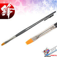 HOBBYCA HCC-101 HIGH FINISH HF PAINT PLASTIC MODEL BRUSH NO 2 MEDIUM FLAT พู่กันทามิย่าละเอียดสูงโมเดลกันดั้ม VCA GUNDAM