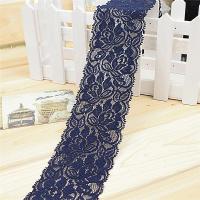 TANG 1yard 6.5cm Flower Stretch Lace Trim Sewing Dress Skirt Decor DIY Ribbon Craft