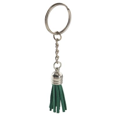 Keychain Tassles,Key Chains Set Comes with 50 Pieces Leather Tassels,50 Pieces Keychain Rings,50 Pieces Jump Rings and 50 Pieces Screw Eye Pins for Acrylic Blank Keychains Crafts