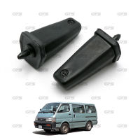 ปุ่มฉีดน้ำฝน 2 ชิ้น สีดำด้าน สำหรับ Toyota LH112 Van ปี 1992-2004