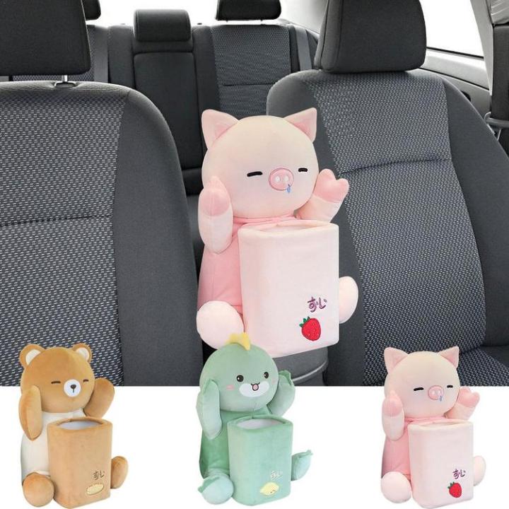 car-tissue-dispenser-automobile-plush-animal-wipes-organizers-with-waterproof-liner-console-tissue-holder-for-trash-can-tissue-box-for-bedroom-living-room-ingenious