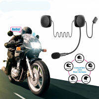 ชุดหูฟังบลูทูธไร้สาย สำหรับติดหมวกกันน็อกรถจักรยานยนต์ Portable Bluetooth Headset Motorcycle Helmet Headset Handy and