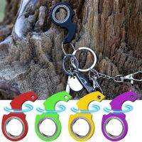 Spinner Stress Toy Metal idget Toy Kid Fingertip Spinning Keyring Finger Fidget Ring Keyring Relieve Boredom Party Gift Keychain