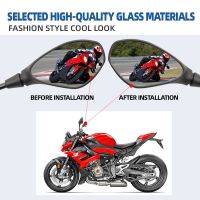 For BMW S1000XR S1000R S 1000 XR R 1000XR R1200GS Motorcycle Rearview Mirror Convex Mirror Increase View Vision Side Mirror Lens