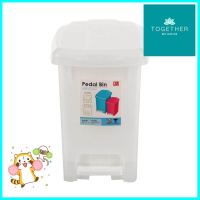 ถังขยะเหยียบเหลี่ยม JCJ 2142 5 ลิตร สีขาวSQUARE PEDAL BIN JCJ 2142 5L WHITE **สินค้าแนะนำ**