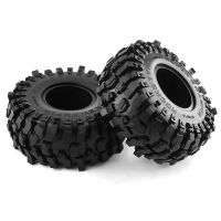 ☇☁ 118x45mm 4PCS 1.9 Rubber Mud Wheel Tires for 1:10 RC Crawler Car Axial SCX10 SCX10 III AXI03007 TRX4 Redcat Gen8 RC4WD D90 cc01