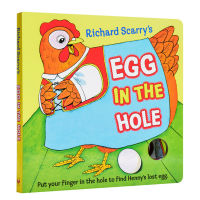 Egg in the hole touch book original genuine picture book