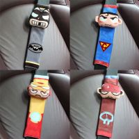 Seat Belt Cover Super Hero Car Accessories Shoulder Protector Universal Pad Auto Accessories Steering Wheels Accessories