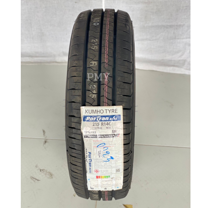 215r14-8pr-ยางกระบะบรรทุก-ยี่ห้อ-kumho-รุ่น-kc53-ล็อตผลิตใหม่ปี23-ราคาต่อ1เส้น-ราคาพิเศษ-พร้อมส่งฟรี-รองรับบริการเก็บปลายทาง