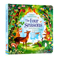 Original and genuine Usborne musical books the four seasons childrens interactive exploration paperboard Book Four Seasons chapter childrens art enlightenment English picture book