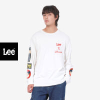 LEE เสื้อยืดแขนยาวผู้ชาย คอลเลคชั่น Lee X Bearbrick ทรง Relaxed รุ่น LE F223MTSLT02