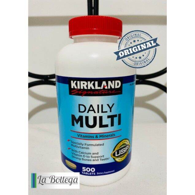 ♡Kirkland Signature Daily Multi Vitamins Minerals 500 Tablets Lazada PH