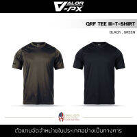 Valor PX-QRF TEE III-T-Shirt เสื้อยืดแขนสั้น เสื้อลำลอง กีฬา คอกลม สำหรับผู้ชาย ผ้าเรียบ polyester ระบายอากาศ ไม่อับชื้น