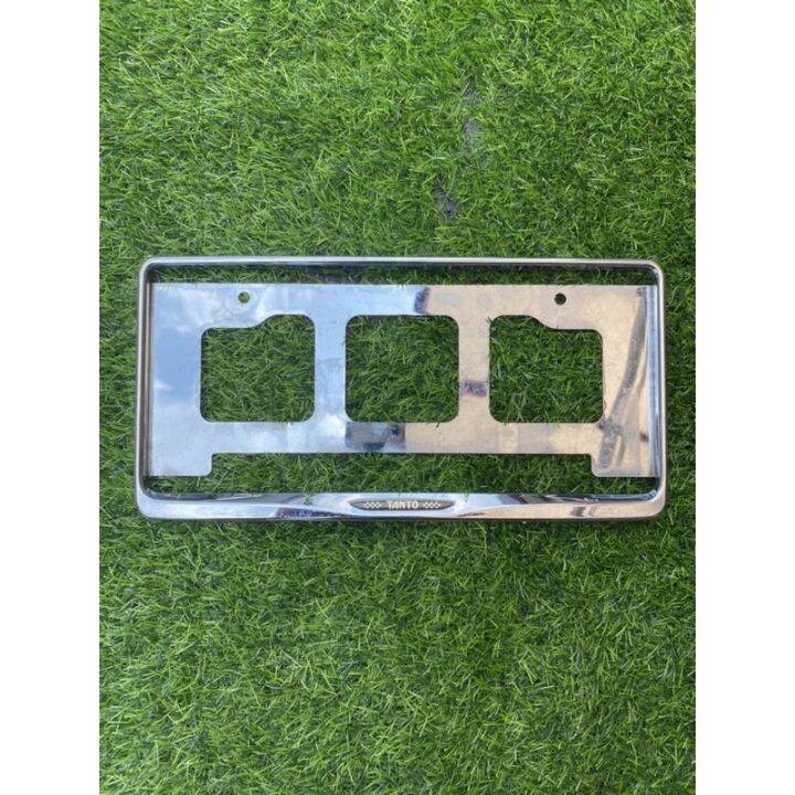 Car Frame Plate Chrome Tanto Lazada