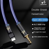 USB Male Audio Jack AUX Cable Converter for Cellphone PC Car Headphone Type-C To 3.5mm Cable Adapter 3.5 mm Jack 0.2M-15M Cables