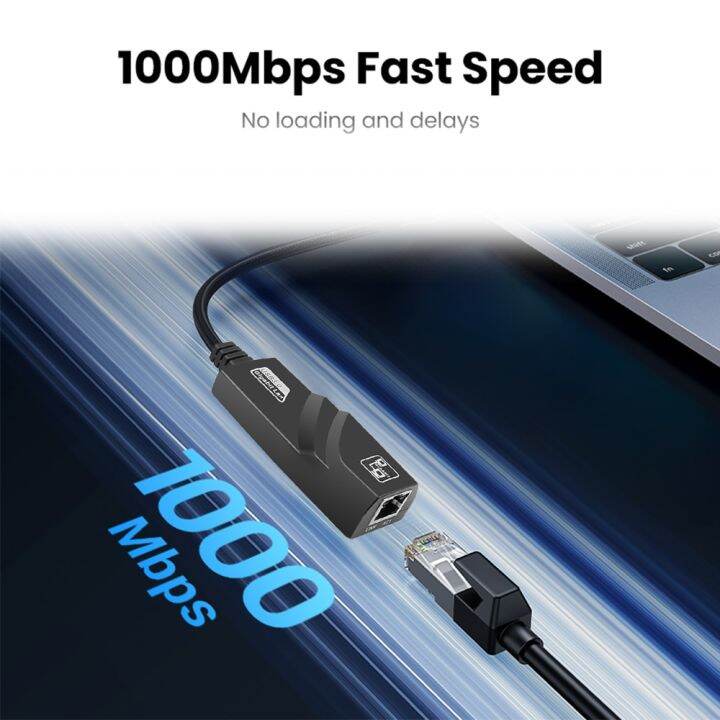 1000mbps-usb-การ์ดเน็ตเวิร์กแบบมีสาย-usb3-0ชนิด-c-เพื่อ-rj45สายแลนอุปกรณ์แปลงสัญญานความเร็วสูงหน้าต่างการ์ดเน็ตเวิร์คสำหรับ-mac-vista