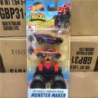 Hot Wheels Monster Truck ประกอบฟรีรถเด็กของเล่นเด็ก Off-Road Climbing Alloy Toy Car Gww13