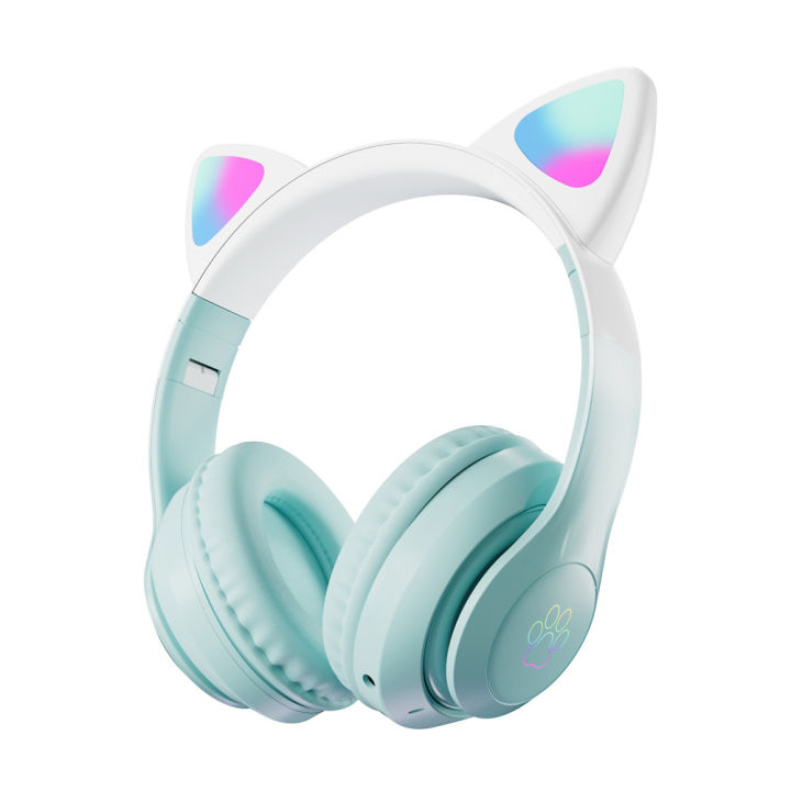 wireless-bluetooth-compatible-headphone-cute-cat-ear-gradient-color-luminous-head-mounted-gaming-headset