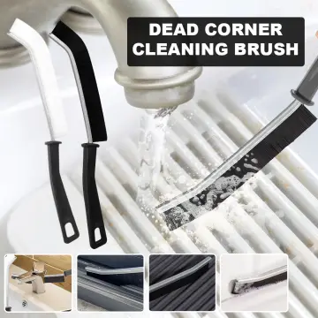 2 in1 Clip Hair Cleaning Brush for Wall, Multifunctional Floor Seam Brush 