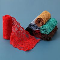 8cm Multicolor Elastic Hollow Lace  Apparel Sewing Fabric Lace Ribbon DIY Clothing Dress Underwear Accessories Fabric  Material