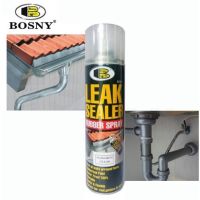 มาใหม่จ้า สเปรย์ใสอุดรูรั่วBosny Leak Sealer Spray อุดรอยรั่ว หลังคารางน้ำท่อประปารอยแตกร้าวป้องกันน้ำรั่วซึมซ่อมหลังคา คุ้มสุดสุด กาว ร้อน เทป กาว กาว ตะปู กาว ยาง