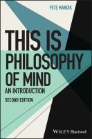 หนังสืออังกฤษใหม่ This Is Philosophy of Mind : An Introduction (2ND) [Paperback]