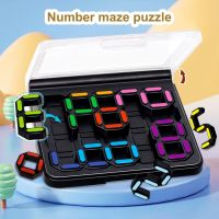 【YF】 Digital Maze Puzzle Toy Early Educational Children’s Number Sliding Fun Logics Game For Kids And Adults