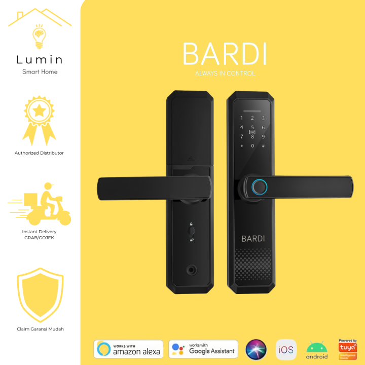 BARDI Smart Door Lock Lite Version Doorlock Only Lazada Indonesia