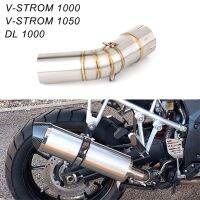 For Suzuki V-STROM 1000 14-19 V STROM 1050 2020-2021 DL1000 Exhaust Pipe Motorcycle Stainless Steel Middle Tube for 51mm Muffler Haberdashery