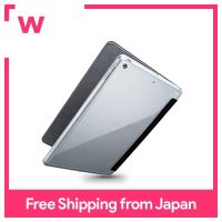 ELECOM iPad 10.2 9th /8th/ 7th Generation (2021/2020/2019) เคสกันกระแทก Auto Sleep/auto Wake Magnet Fixed Tri-Fold Stand Back Clear Hybrid Case สีดำ TB-A20RHVCFBK