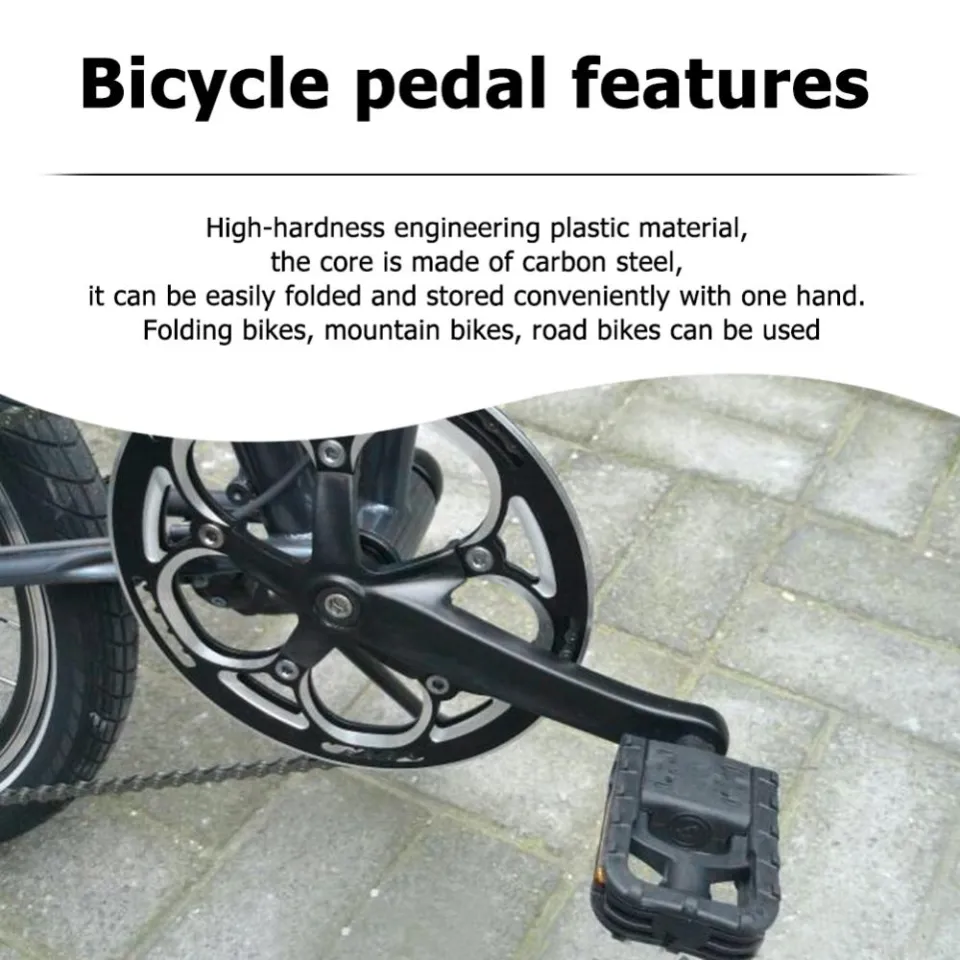 Foldable bike online pegs