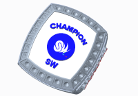 Champion Ring Customization,Free Modeling,Material: Copper And Silver Precious Metal,Logo &amp; Diamond Inlay,ขนาด6-14