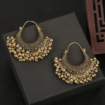 Wholesale Indian Pakistani Gold-Plated Handmade Pearl Vintage Earrings -  China Earring and Ear Studs price | Made-in-China.com