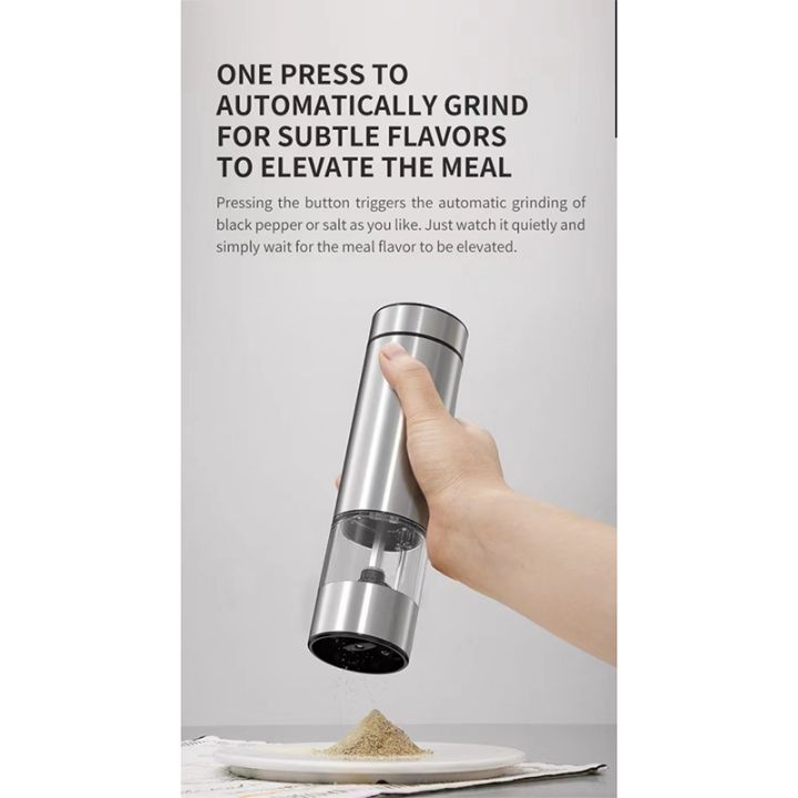 automatic-salt-pepper-grinder-electric-spice-mill-grinder-seasoning-adjustable-coarseness-kitchen-tools-grinding