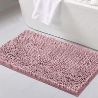 40*60CM Home Bath Mat Non-slip Soft Absorbent Furry Bathroom Carpet Door Mat