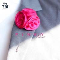 พินติดปกสูท ดอกกุหลาบ rose lapel pin หลากสี