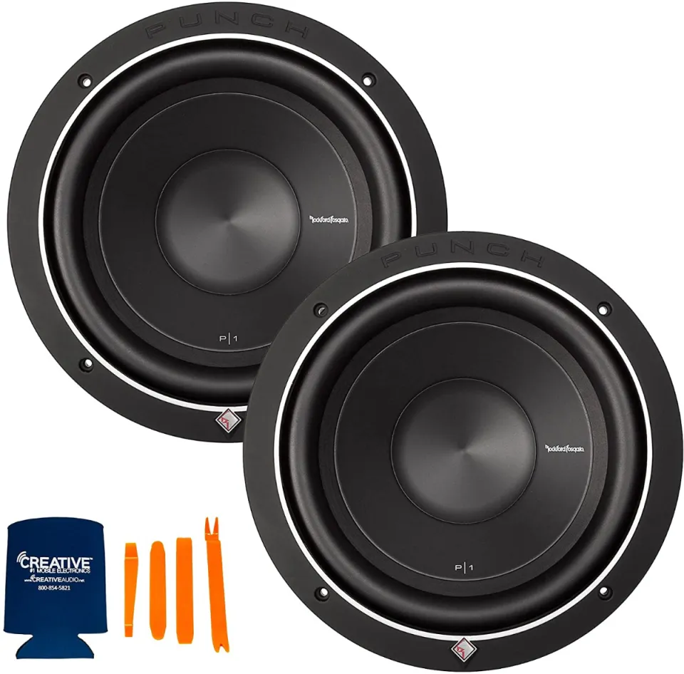 2 ROCKFORD FOSGATE P1S4-10 10