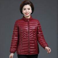 [COD] Middle-aged and elderly winter coats short womens cotton-padded clothes down jackets thin