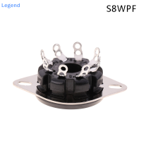 ?【Lowest price】Legend 1PC 8Pin Bakelite Tube SOCKET BASE S8WPF Bakelite gilded สำหรับ KT88 6550 6SN7 EL34เครื่องขยายเสียงหลอดสูญญากาศ